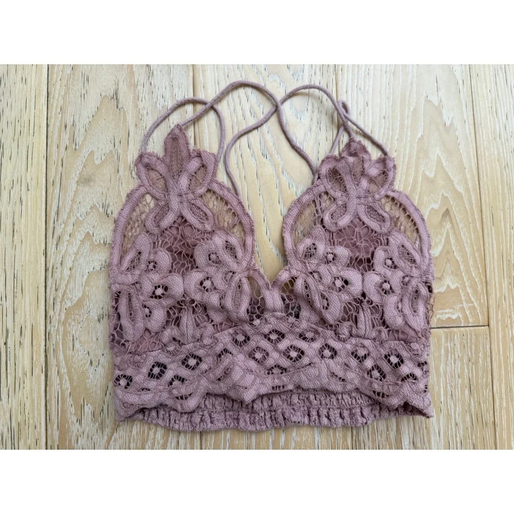 FREE PEOPLE FP ONE Women Bralette Boho Festival Romantic Lace XS/S